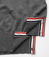 THOM BROWNE Merino-Wolle Stich Cardigan Mid Gray 038 38051538 [P]