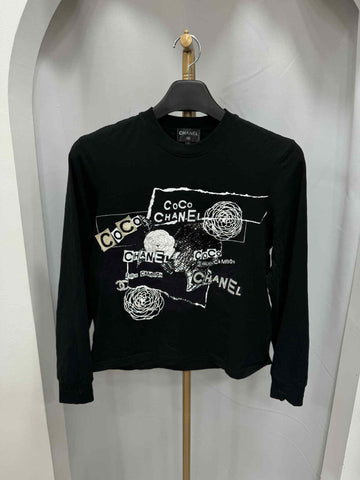 CHANEL Department Store Edition Coconeige Long Sleeve T-Shirt XS 147586470