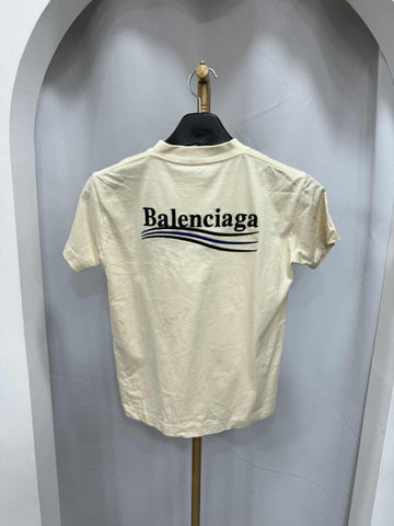 Balenciaga Department Store Edition Wave Logo Embroidered T-Shirt M 147586476