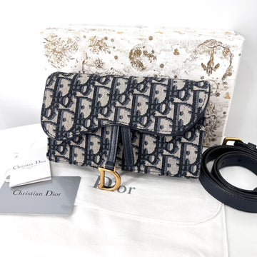 DIOR Saddle Oblique Jacquard Pouch Gürteltasche 147587788