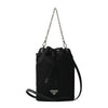 Prada Triangle Logo Strap Pouch Black Reform 1NS369 119570093 [P]