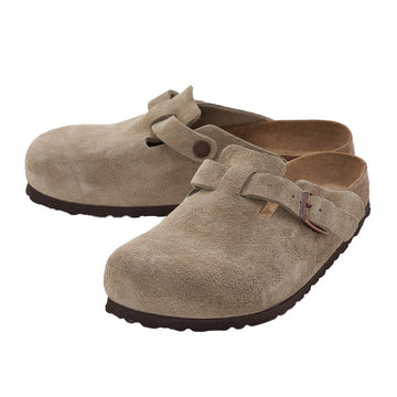 BIRKENSTOCK スエードボストンスリッパ 147627122