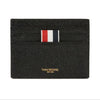 THOM BROWNE トリコロールタブ ロゴ カードケース ブラック stamp: MAW165B 05581 001 60605843 [P]
