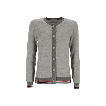 Thom Browne 22FW Herringbone Check Pattern Wool Cardigan 055 48463318