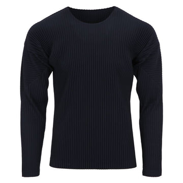 ISSEY MIYAKE Herren Plissee Langarm 75 HP58JK521 25FW 146391903
