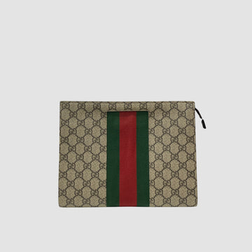 Gucci GG Supreme Web Clutch 475316 147652004