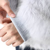 BALMAIN Faux-Fur Bomberjacke Blau 6CG 147652538 [P]