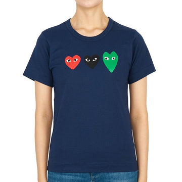 Comme Des Garcons 3-Color Heart Women's T-Shirt 147654616
