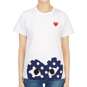 Comme Des Garcons Dot Heart Women's Short Sleeve T-Shirt AZ T235 051 1 156578347
