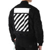 OFF WHITE バックダイアグプリントボンバージャケット OMEH040C99FAB001 1001 147685331 [P]