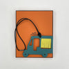 HERMES Bag Charm Tock Tock Grau H1070728 147692035 [P]