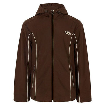 Diesel Brown J-HIVES Windbreaker Hooded Zip-Up Jacket A06149 0DGAM 7FG 145064841 [P]