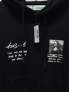 OFF WHITE Schwarze Mona Lisa Druck Hoodie 147693606 [P]