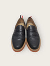 THOM BROWNE ペブルグレイン 三線タブ ペニーローファー 147693627 [P]