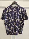 Louis Vuitton Discharge Knit Short Sleeve Shirt (L) A Condition 147694035 [P]