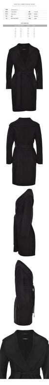 MaxMara 23FW MESSI Wool Coat Black 2390160339 013 63808518 [P]