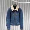 Tom Ford Denim Shearling Blue Denim Jacket 54 147699262 [P]