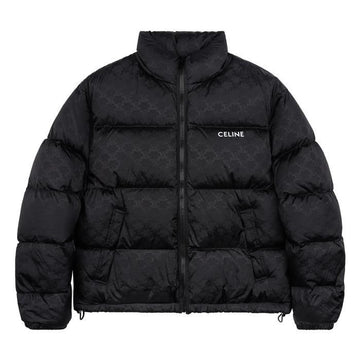 CELINE Monogram Jacquard Nylon Padding Jacket 38NO 147716622