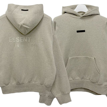 FEAR OF GOD 25FW Classic Fit Fleece Hoodie Header Stone 147719657