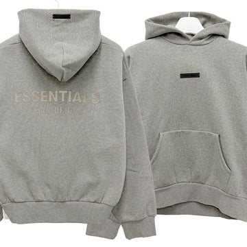 FEAR OF GOD 25FW エッセンシャル ロゴ クラシック フィット フリース フーディ コンキリート ヘザー (192SP252055F) 147719661