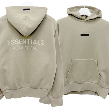 FEAR OF GOD Klassisches Fleece-Hoodie mit Logo in Abbey Stone (192SP252056F) 147719666