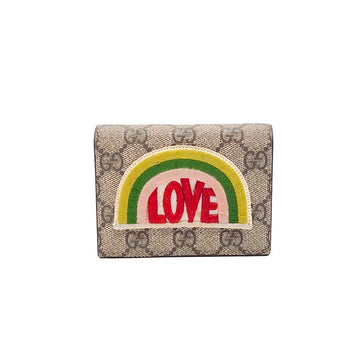 Gucci Supreme LOVE Rainbow Wallet 476412 L942610 147724549
