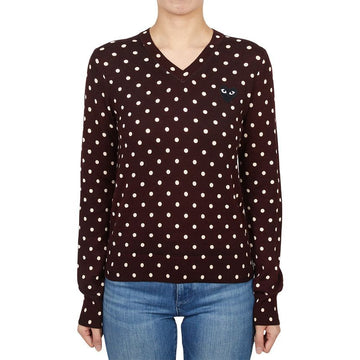 Comme Des Garcons Dot Black Patch Women's Knit 147730806