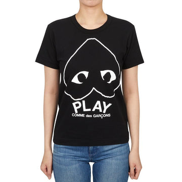 COMME DES GARCONS Umdrehendes Herz Frauen T-Shirt kurzärmlig AZ T113 051 1 147730841