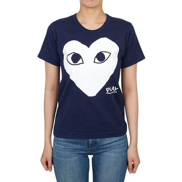 Comme Des Garcons White Heart Women's Short Sleeve T-Shirt AZ T179 051 1 147730843