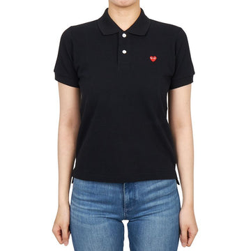 Comme Des Garcons Mini Red Logo Women's Polo T-Shirt 147730847