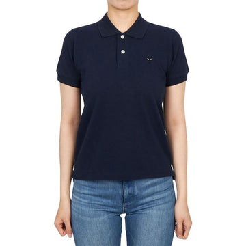 COMME DES GARCONS ミニブラックワッペン女性カラーハーフTシャツ AZ T205 051 2 147730851