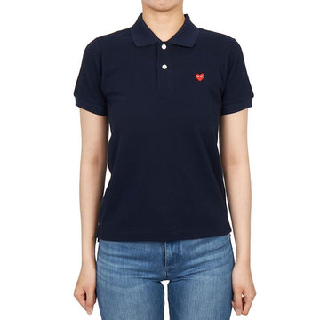 Comme Des Garcons Mini Red Wappen Women's Polo T-Shirt 147730848