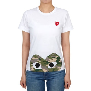 COMME DES GARCONS カモフラージュハート レディース 半袖Tシャツ AZ T243 051 1 147730862