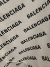 Balenciaga White Black Mini Allover Logo Cardigan 147730994 [P]