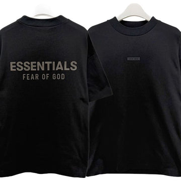 Fear of God Essential Logo Classic Short Sleeve T-Shirt Jet Black (125SP254190F) 147719669