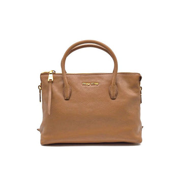 Miu Miu Logo Tote and Shoulder Bag RN1016 L428626 147732233
