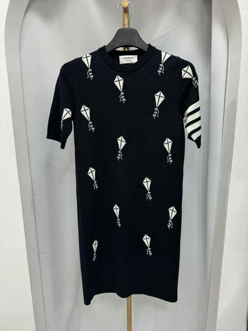 THOM BROWNE 半袖ドレス 0サイズ 147733788