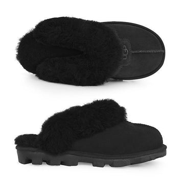 Ugg 5125 BLK Coquette Black Slippers 144730140 [P]