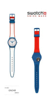 SWATCH GN248 PLEIN GAZ Unisex-Urethan-Uhr 146942859 [P]