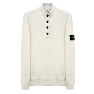 STONE ISLAND Hoher Kragen Knopf Plakette Halber Reißverschluss Strickpullover K2S155100040S00A3 147771419