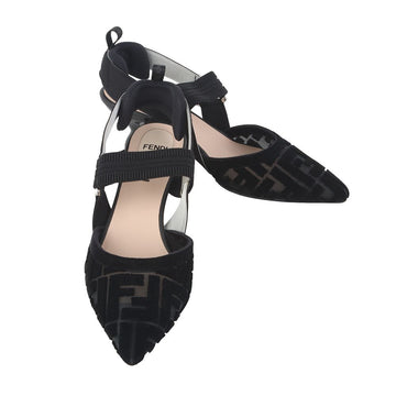 Fendi 8J8195 Hummingbird Slingback Heels 37 147772329