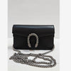GUCCI Dionysus Super Mini Schwarz Cross 16.5x10.4 147777546 [P]