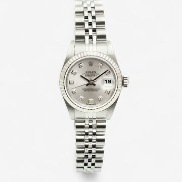 Rolex Datejust 26 Ladies Steel Watch 79174G Original Ten Point Diamond 2004 147832849