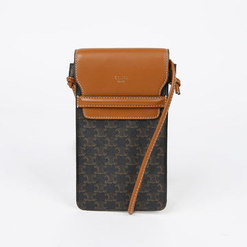 CELINE 10G332CQD Klapp Handy Tasche Crossbody 147576417