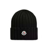 Moncler Logo Patch Wool Beanie 147837414 [P]