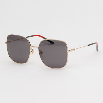 Gucci Sunglasses GG1195SK 003 Large Square Metal Asian Fit 62831729