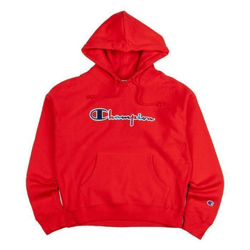 Champion Reverse Weave 3 Color Script Women's Hoodie Scarlet 118695471 [P]