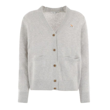 MAISON KITSUNE Fuchs Wolle Cardigan LW00507KT1006 H120 63497215