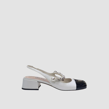 MIU MIU Mary Jane Damen Slickback 37.5 147872071