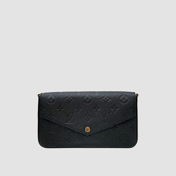 LOUIS VUITTON Monogram Pochette Felicie Crossbody Schwarz M82477 147873128
